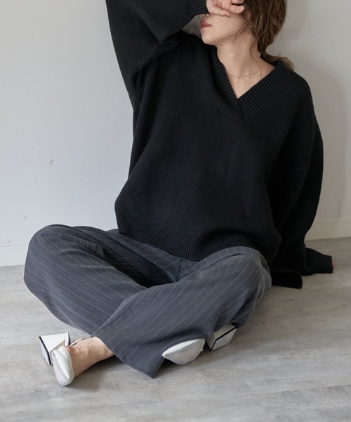 model：163cm. 着用サイズ：FREE