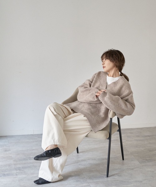 model：163cm. 着用サイズ：FREE