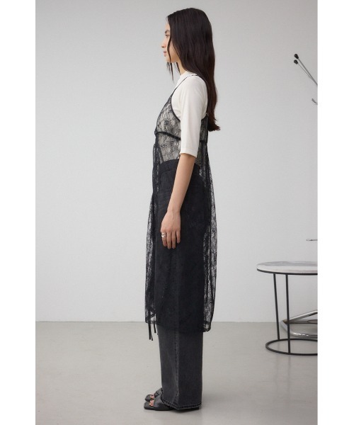 AZUL by moussy（アズールバイマウジー）の「インナーSET ドロストレースキャミソールトップス（キャミソール・レディース・ブラック/オフホワイト・FREE）」の22枚目の写真