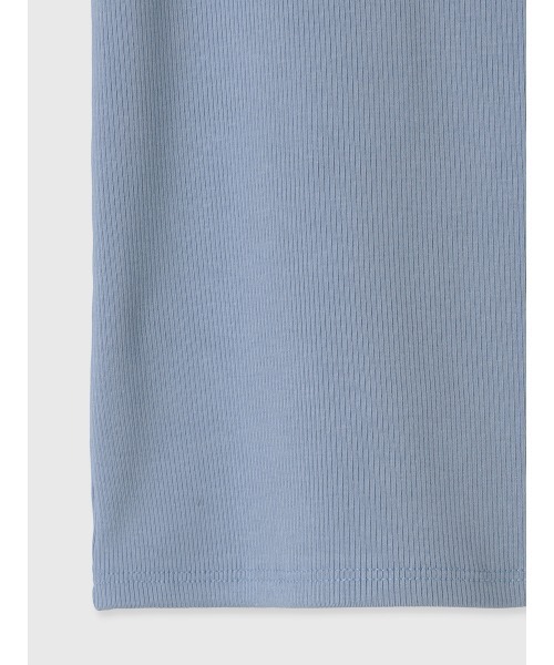 EIMY ISTOIRE（エイミーイストワール）の「リブTシャツ　半袖　夏　無地（Tシャツ/カットソー・レディース・ホワイト/サックスブルー/ピンク・F）」の14枚目の写真