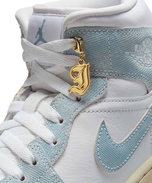 シューズ(女性用) NIKE AIR JORDAN 1 MIDSE 24.5 海外限定 NIKE AIR JORDAN 1 MID SE GS 