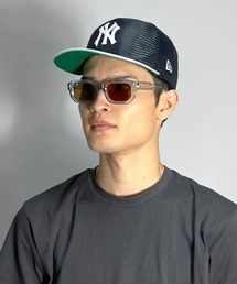 BEATJIVE | スクエアフレーム サングラス ケース付き メンズ レディース(サングラス)