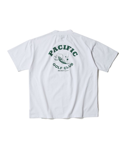 Pacific GOLF CLUB × TTNE モックネックT Pacific GOLF CLUB（パシフィックゴルフクラブ）の「TTNE × PGC