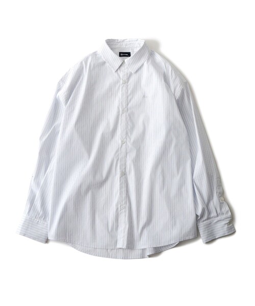 Subciety(サブサエティ)の「Essential stripe shirt(シャツ/ブラウス・メンズ・ホワイト/ブラック/ブルー・SMALL/MEDIUM/LARGE/X-LARGE)」の19枚目の写真