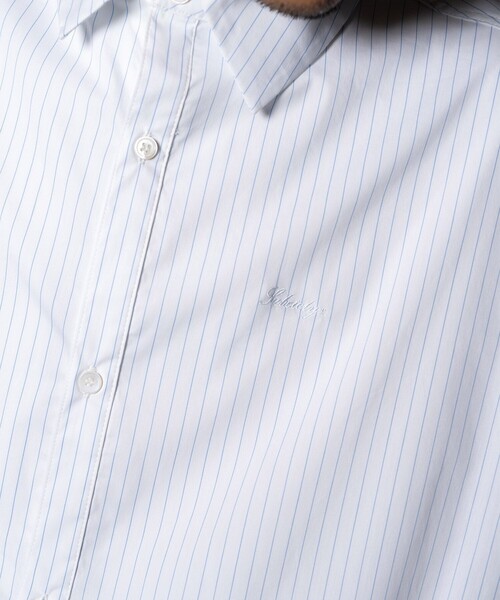 Subciety(サブサエティ)の「Essential stripe shirt(シャツ/ブラウス・メンズ・ホワイト/ブラック/ブルー・SMALL/MEDIUM/LARGE/X-LARGE)」の21枚目の写真