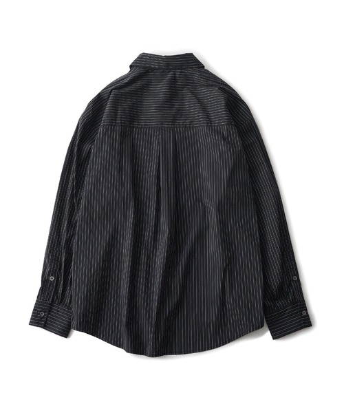 Subciety（サブサエティ）の「Essential stripe shirt（シャツ/ブラウス・メンズ・ホワイト/ブラック/ブルー・SMALL/MEDIUM/LARGE/X-LARGE）」の15枚目の写真