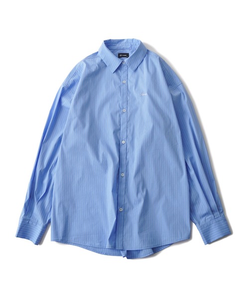 Subciety（サブサエティ）の「Essential stripe shirt（シャツ/ブラウス・メンズ・ホワイト/ブラック/ブルー・SMALL/MEDIUM/LARGE/X-LARGE）」の14枚目の写真