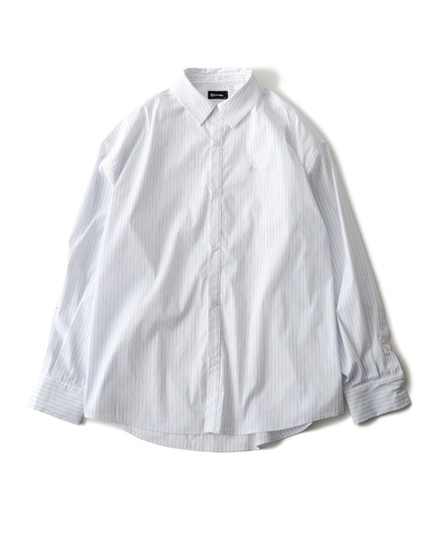 Subciety（サブサエティ）の「Essential stripe shirt（シャツ/ブラウス・メンズ・ホワイト/ブラック/ブルー・SMALL/MEDIUM/LARGE/X-LARGE）」の17枚目の写真
