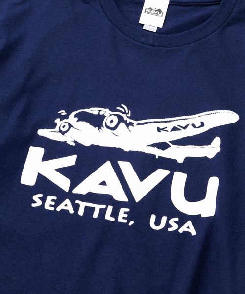 KAVU(カブー)の「KAVU/カブー Plane LS Tee/プレーンティー(Tシャツ/カットソー・メンズ・ネイビー/ホワイト/アッシュグレー・MEDIUM/X-LARGE/LARGE)」の11枚目の写真