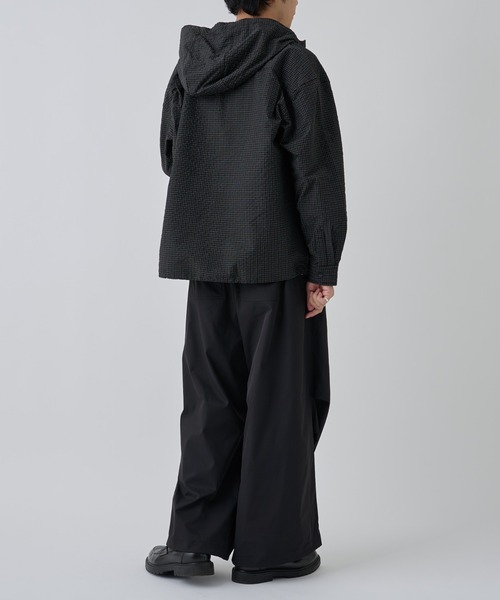 COLONY 2139(コロニートゥーワンスリーナイン)の「スピンドルフードチェックシャツ(シャツ/ブラウス・メンズ・ブラック/ブラウン・LARGE/MEDIUM)」の13枚目の写真