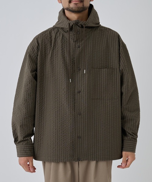 COLONY 2139(コロニートゥーワンスリーナイン)の「スピンドルフードチェックシャツ(シャツ/ブラウス・メンズ・ブラック/ブラウン・LARGE/MEDIUM)」の19枚目の写真