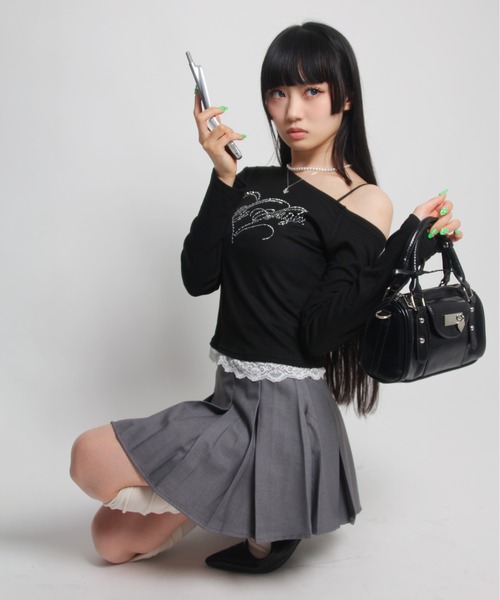 IMARI（イマリ）の「【 IMARI / イマリ 】 LUNE MOOD バレルバッグ / ショルダーバッグ #（ショルダーバッグ・レディース・ブラック/ブラウン・FREE）」の13枚目の写真