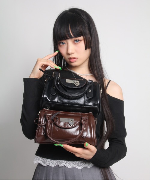 IMARI（イマリ）の「【 IMARI / イマリ 】 LUNE MOOD バレルバッグ / ショルダーバッグ #（ショルダーバッグ・レディース・ブラック/ブラウン・FREE）」の11枚目の写真