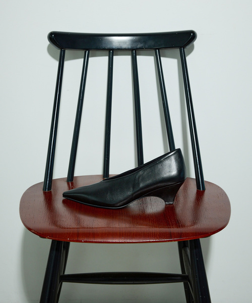 追加》GRISE5cmポインテッドレザーソフトウエッジパンプス（パンプス