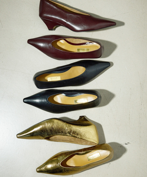 セール】《追加》GRISE5cmポインテッドレザーソフトウエッジパンプス