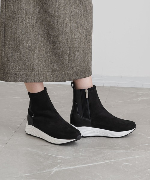 JETEE（ジュテ）の「【KATHARINE ROSS】スニーカーブーツ（ブーツ・レディース・ブラック/グレー・SMALL/MEDIUM/LARGE）」の2枚目の写真