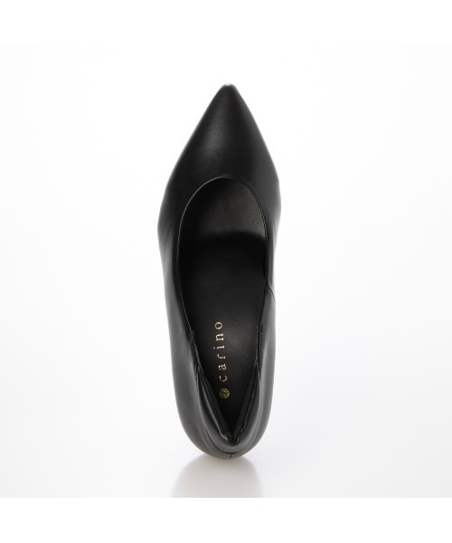 carino(カリーノ)の「【レイン対応】ポインテッドトゥ パッド付きヒールパンプス(パンプス・レディース・ベージュ/ブラック・24cm/23.5cm/23cm/22.5cm/24.5cm)」の6枚目の写真