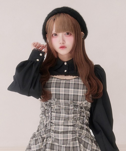 クロップドレースブラウス（シャツ/ブラウス）｜Pal elfy（パル