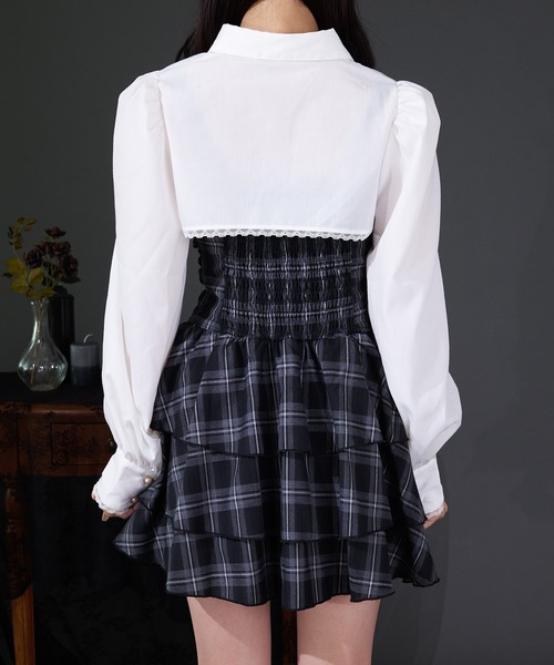 クロップドレースブラウス（シャツ/ブラウス）｜Pal elfy（パル