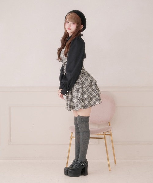 Pal elfy（パルエルフィー）の「クロップドレースブラウス（シャツ/ブラウス・レディース・ブラック/オフホワイト・フリー）」の19枚目の写真