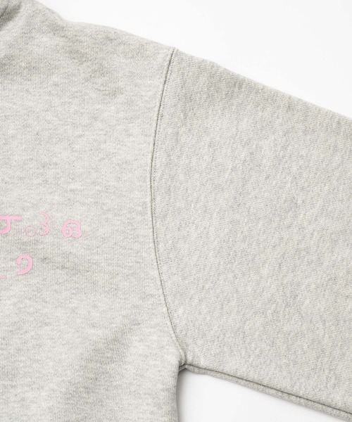 INTER FACTORY（インターファクトリー）の「MUELLIE MEW  - プリントジップフーディー -（パーカー・レディース・グレー/ピンク・X-SMALL/MEDIUM）」の4枚目の写真