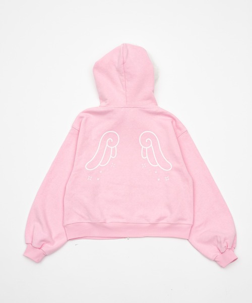 MUELLIE MEW - プリントジップフーディー -（パーカー）｜INTER