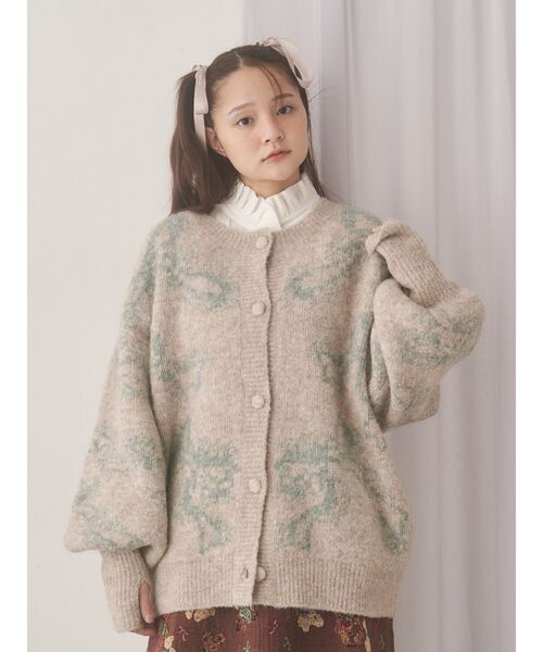 merry jenny（メリージェニー）の「frill neckブラウス（シャツ/ブラウス・レディース・オフホワイト/グレー・FREE）」の13枚目の写真