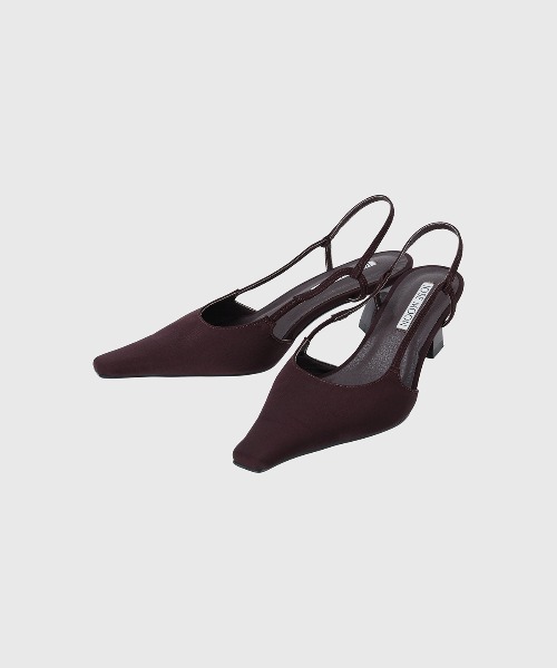 JOSE MOON（ジョゼムーン）の「SLINGBACK SATIN  PUMPS/スリングバックサテンパンプス（パンプス・レディース・イエロー/ボルドー/ブラック・35/37/39）」の11枚目の写真