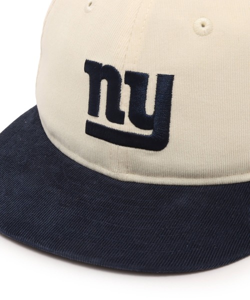 NEW ERA（ニューエラ）の「NEW ERA RC 9FIFTY Powered by GORO NAKATSUGAWA New York Giants CORDUROY / ニューエラ RC 9フィフティー パワード バイ ゴロー ナカツガワ ニューヨーク・ジャイアンツ コーデュロイ（キャップ・メンズ・ホワイト・ONE SIZE）」の8枚目の写真