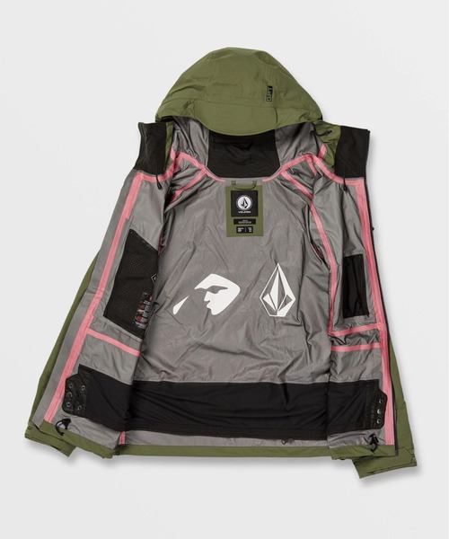 VOLCOM（ボルコム）の「【VOLCOM/ボルコム】 Mens Guide Gore-Tex Jacket /アイコンワンポイントゴアテックススキースノーボードジャケット（その他アウター・メンズ・ブラック/ゴールド/アーミー・XX-LARGE/X-SMALL）」の18枚目の写真
