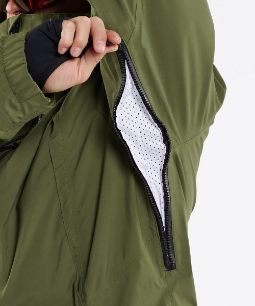 VOLCOM（ボルコム）の「【VOLCOM/ボルコム】 Mens Guide Gore-Tex Jacket /アイコンワンポイントゴアテックススキースノーボードジャケット（その他アウター・メンズ・ブラック/ゴールド/アーミー・XX-LARGE/X-SMALL）」の19枚目の写真