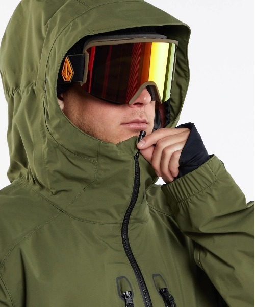VOLCOM（ボルコム）の「【VOLCOM/ボルコム】 Mens Guide Gore-Tex Jacket /アイコンワンポイントゴアテックススキースノーボードジャケット（その他アウター・メンズ・ブラック/ゴールド/アーミー・XX-LARGE/X-SMALL）」の20枚目の写真
