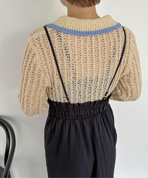 PILIT(ピリット)の「ハイウエスト ボリュームサロペット(サロペット/オーバーオール・レディース・ブラック/ブラウン・MEDIUM)」の3枚目の写真