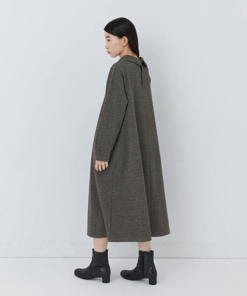 conges payes ADIEU TRISTESSE（コンジェ ペイエ アデュートリステス）の「ロールカラーＡラインワンピース（ワンピース・レディース・ブラウン系その他/ベージュ系その他/ダークブラウン・FREE）」の22枚目の写真