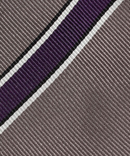 UNITED ARROWS（ユナイテッドアローズ）の「カラー レジメンタル ネクタイ（ネクタイ・メンズ・ベージュ・FREE）」の4枚目の写真