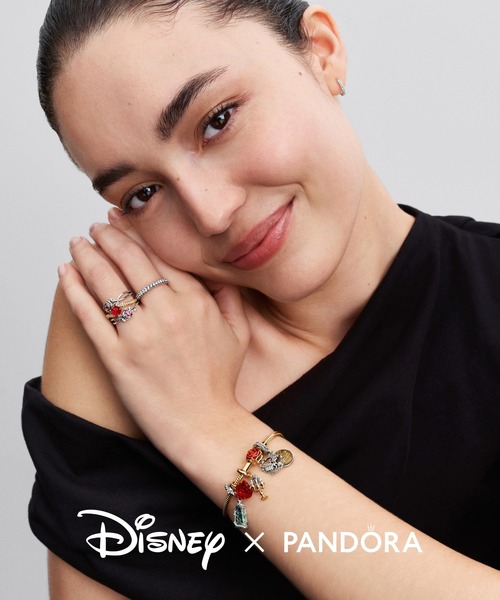 ディズニー 美女と野獣 ローズ スネークチェーン ブレスレット