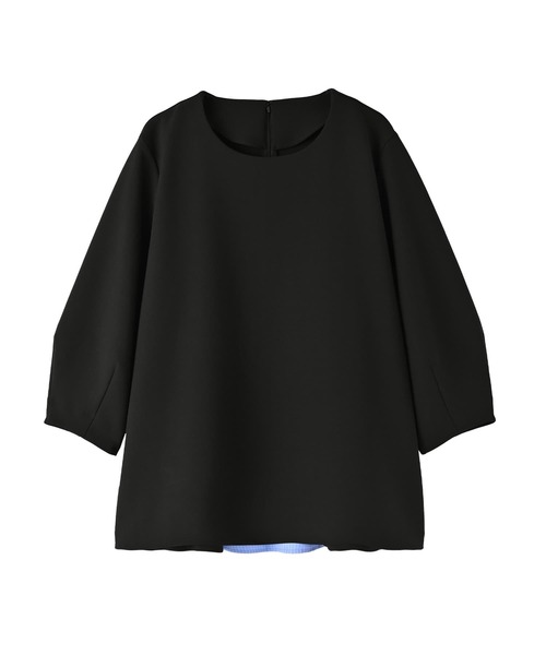 STYLE DELI(スタイルデリ)の「【Kana Oyama×BLK001】バックシャツ生地トップス(Tシャツ/カットソー・レディース・ホワイト・FREE)」の8枚目の写真