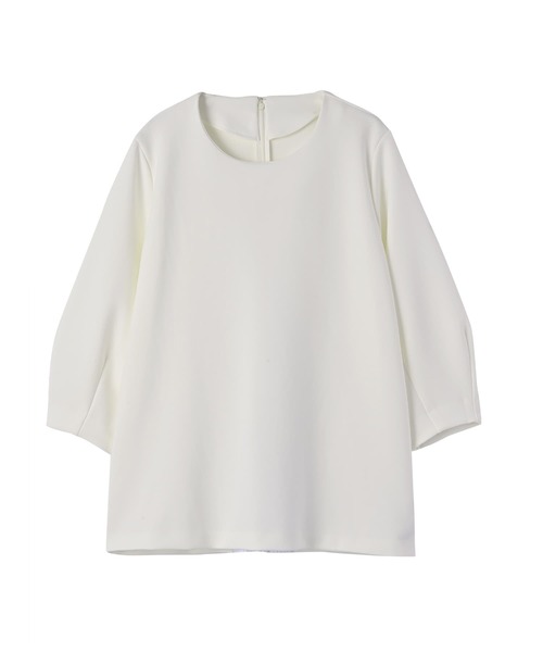 STYLE DELI(スタイルデリ)の「【Kana Oyama×BLK001】バックシャツ生地トップス(Tシャツ/カットソー・レディース・ホワイト・FREE)」の9枚目の写真