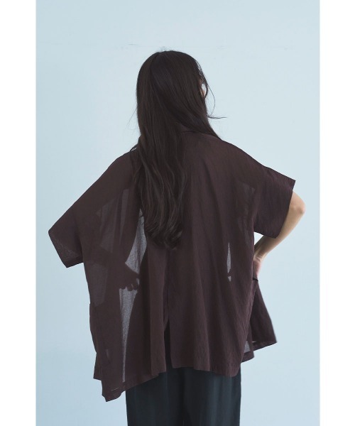 marjour(マージュール)の「SHEER RELAX JACKET(テーラードジャケット・レディース・ブラック/ブラウン・M)」の18枚目の写真