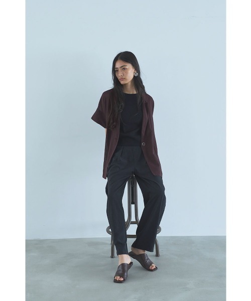 marjour(マージュール)の「SHEER RELAX JACKET(テーラードジャケット・レディース・ブラック/ブラウン・M)」の19枚目の写真
