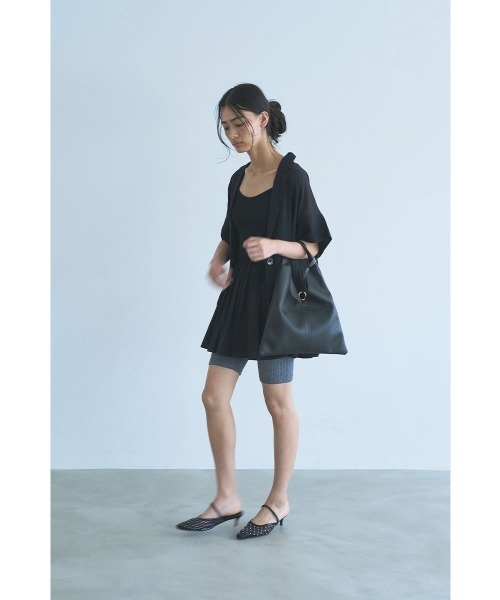 marjour(マージュール)の「SHEER RELAX JACKET(テーラードジャケット・レディース・ブラック/ブラウン・M)」の20枚目の写真