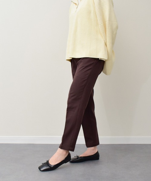 FABIO RUSCONI（ファビオルスコーニ）の「【FABIO RUSCONI】スクエアトウフラットシャーリングバレエ(F51536)（バレエシューズ・レディース・ブラック/アイボリー・35/36/37/38）」の5枚目の写真