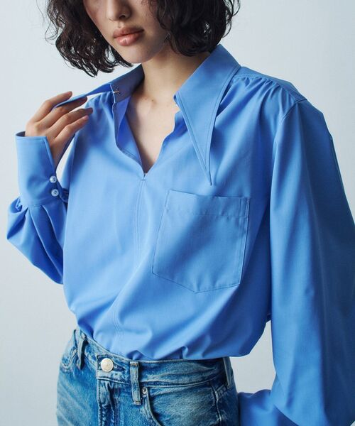 コードエー CODE A point neck shirt ポイントネックシャツ point neck shirt | コードエー(CODE A) | マルイウェブチャネル