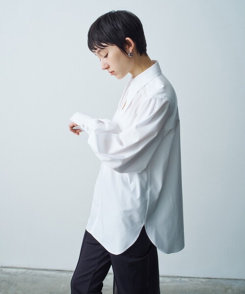 point neck shirt（シャツ/ブラウス）｜CODE A（コードエー）の