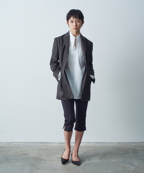 point neck shirt（シャツ/ブラウス）｜CODE A（コードエー）の