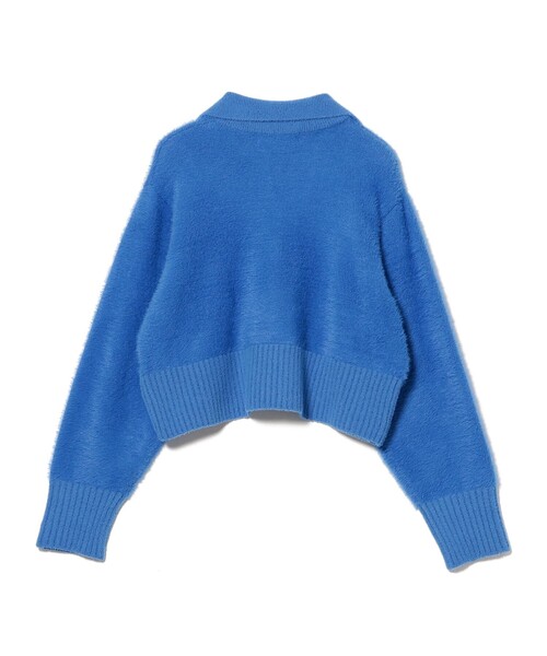 Ray BEAMS(レイビームス)の「フェザー シャギー スキッパー ニット(ニット/セーター・レディース・オフホワイト/ロイヤルブルー・ONE SIZE)」の17枚目の写真