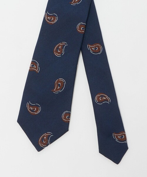 Altea（アルテア）の「＜ALTEA＞8.0cm ペイズリー1 ネクタイ（ネクタイ・メンズ・ネイビー・FREE）」の2枚目の写真