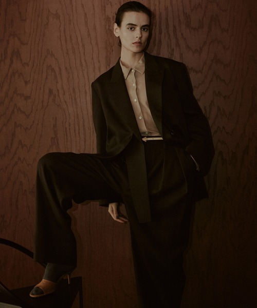 LE CIEL BLEU（ルシェルブルー）の「テーパードレッグトラウザー / Tapered Leg Trousers（その他パンツ・レディース・チャコールグレー/ブラウン・38/36/34）」の6枚目の写真