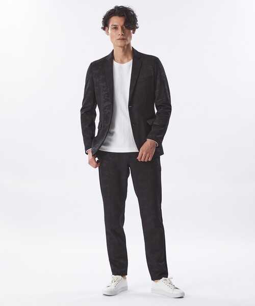 EPOCA UOMO(エポカウォモ)の「【セットアップ対応】カモフラダンボールジャケット(テーラードジャケット・メンズ・ブラウン系その他5/ブラック・46/48)」の13枚目の写真