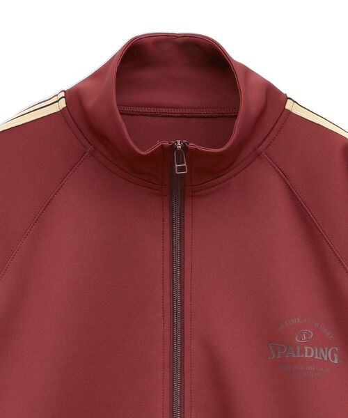 SPALDING(スポルディング)の「SPALDING別注 トラックジャケット(ブルゾン・レディース・ボルドー/グリーン/ブラウン・FREE)」の17枚目の写真